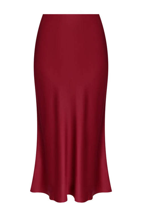Black and Burgundy Sfilato skirt - view 1