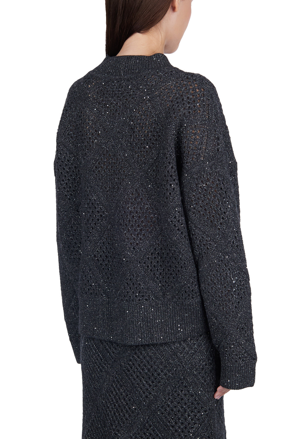 Navy Sfilato jumper - view 3