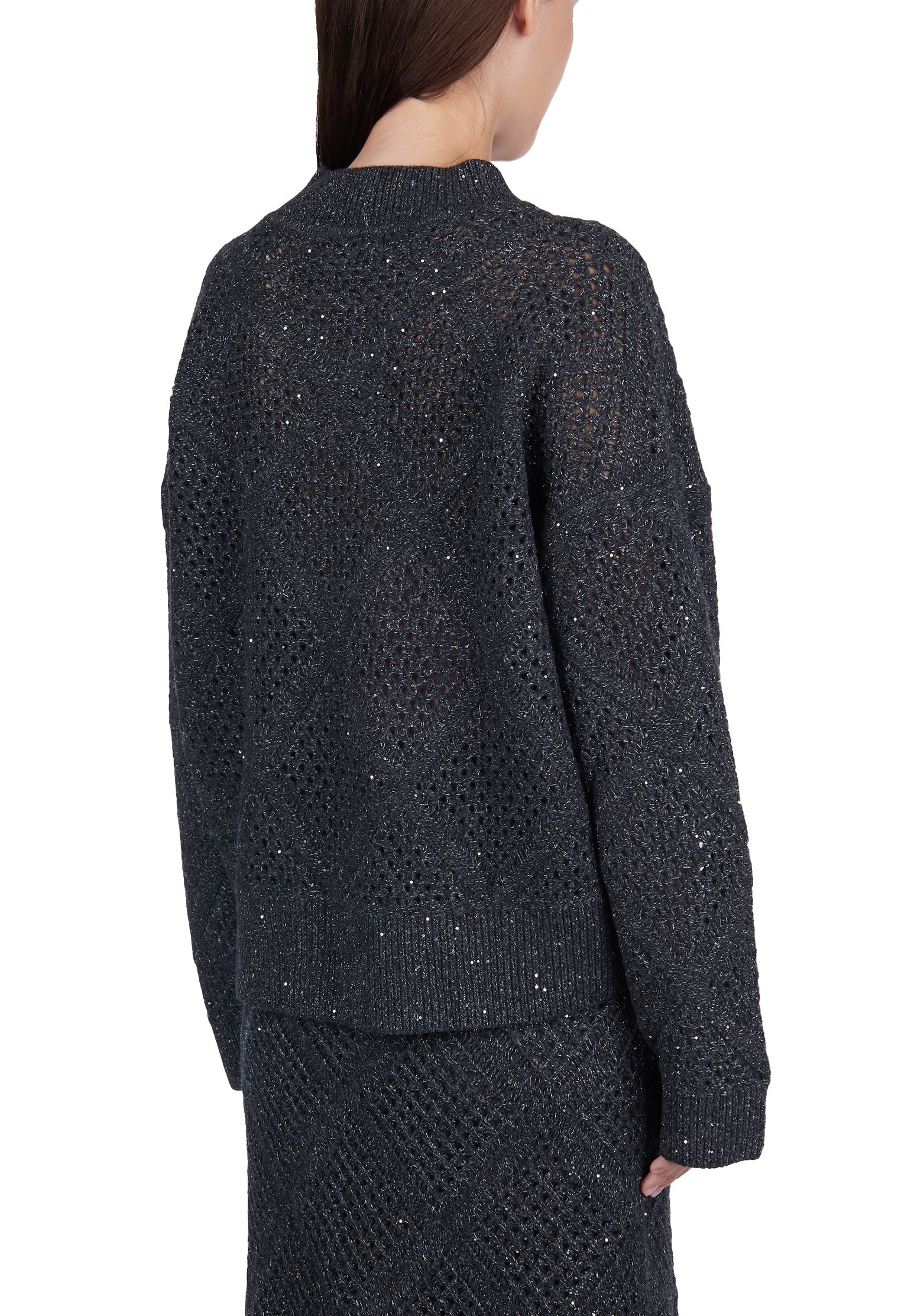 Navy Sfilato jumper - view 3
