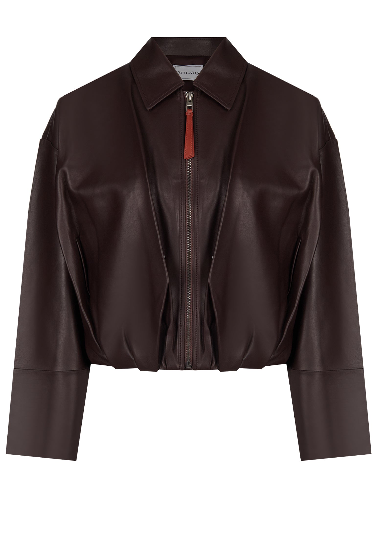 Burgundy Sfilato jacket - view 1