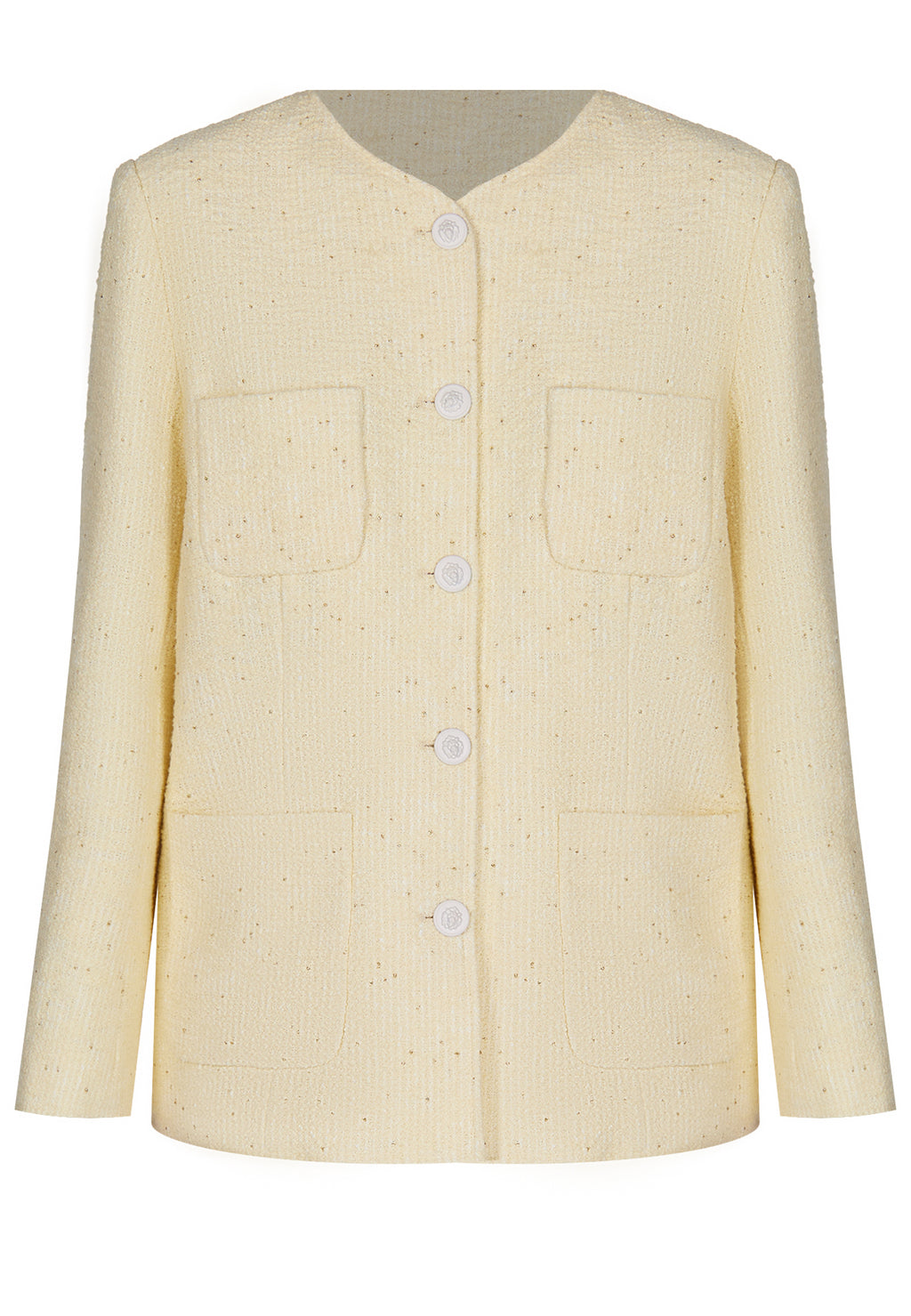 Cream Sfilato jacket - view 1