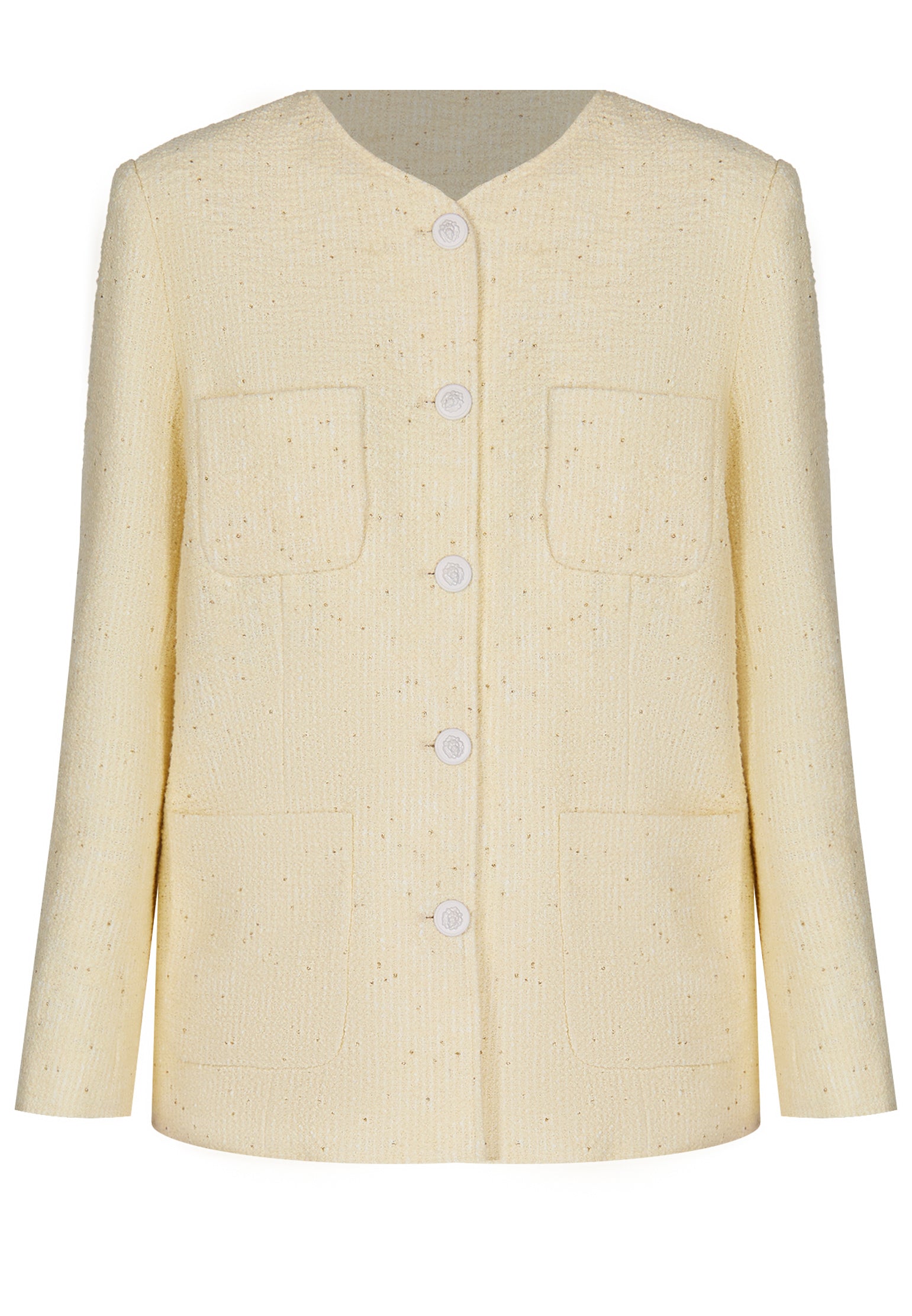 Cream Sfilato jacket - view 1