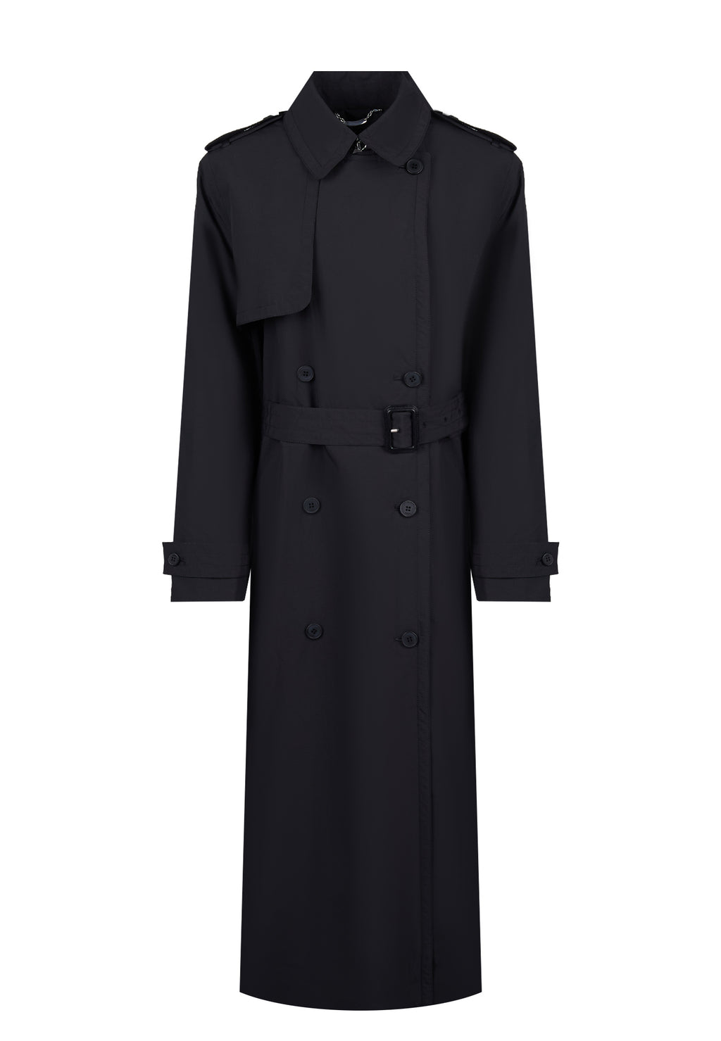 Black Sfilato trench coat - view 1