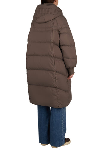 Brown Sfilato puffer jacket - view 4