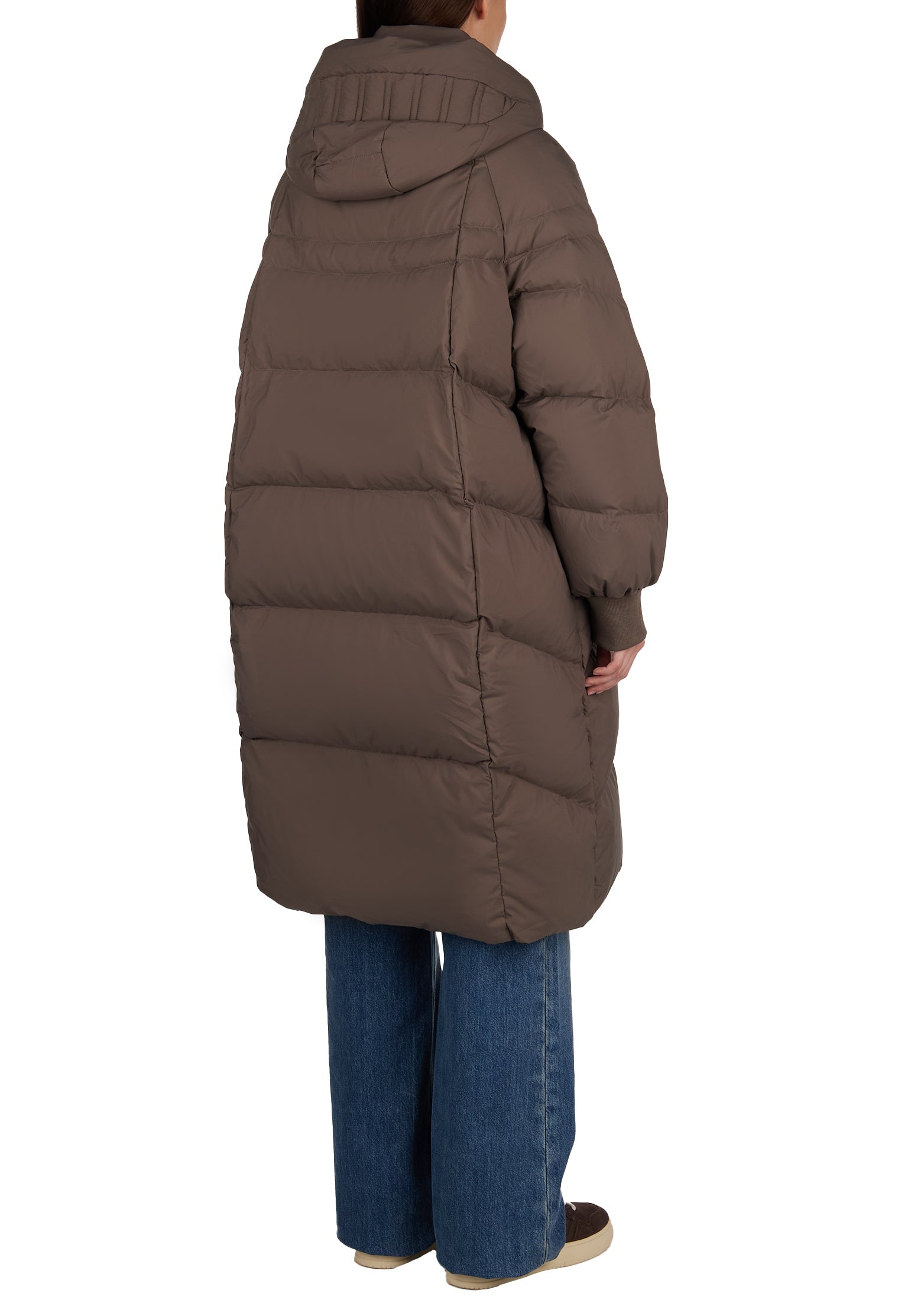 Brown Sfilato puffer jacket - view 4