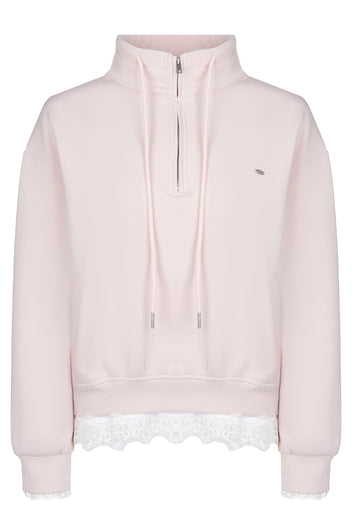 Pale Pink Hooded Jacket Trouser Set - view 2