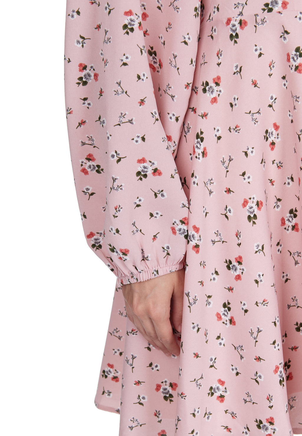 Pink and Red Sfilato dress - view 4