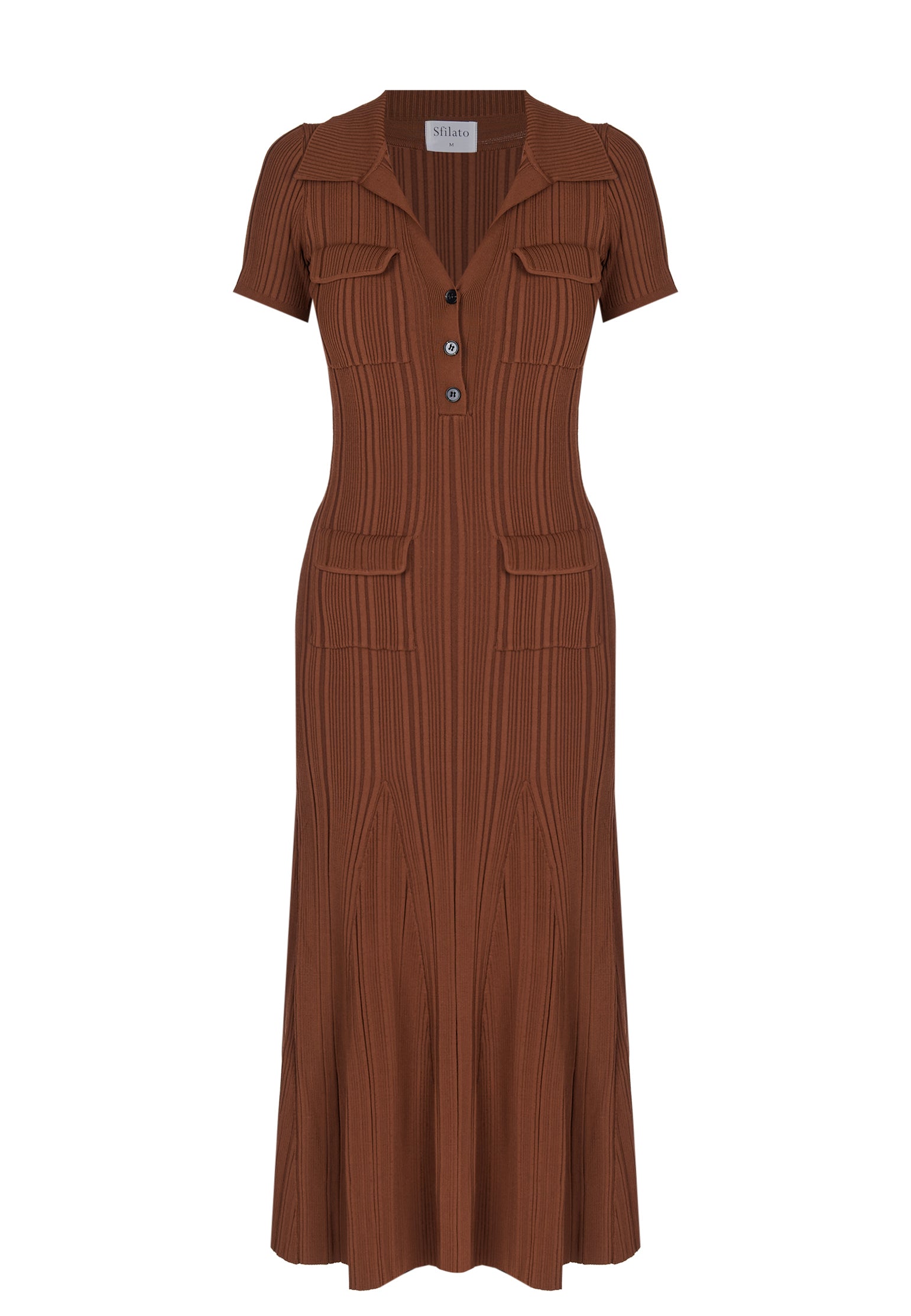 Brown Sfilato dress - view 1