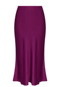 Burgundy Sfilato skirt - view 1