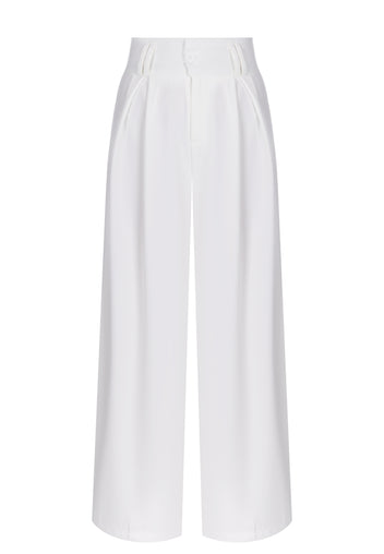White and Gray Sfilato trousers - view 1