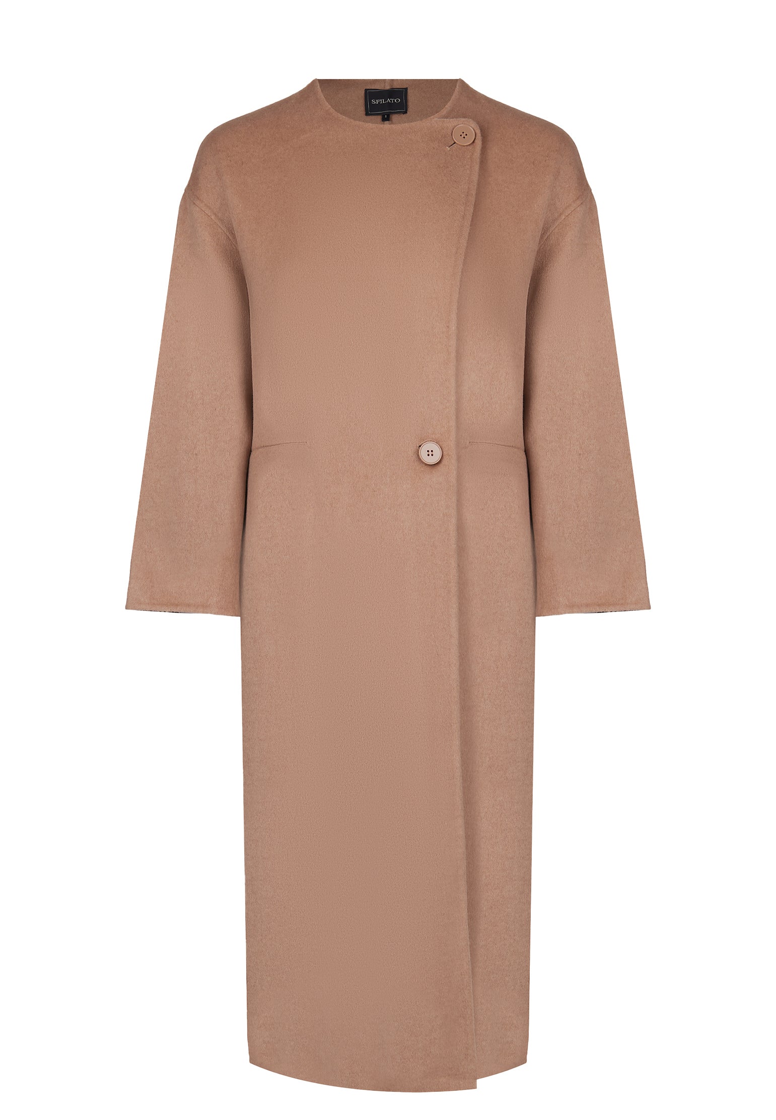 Brown Sfilato coat - view 3