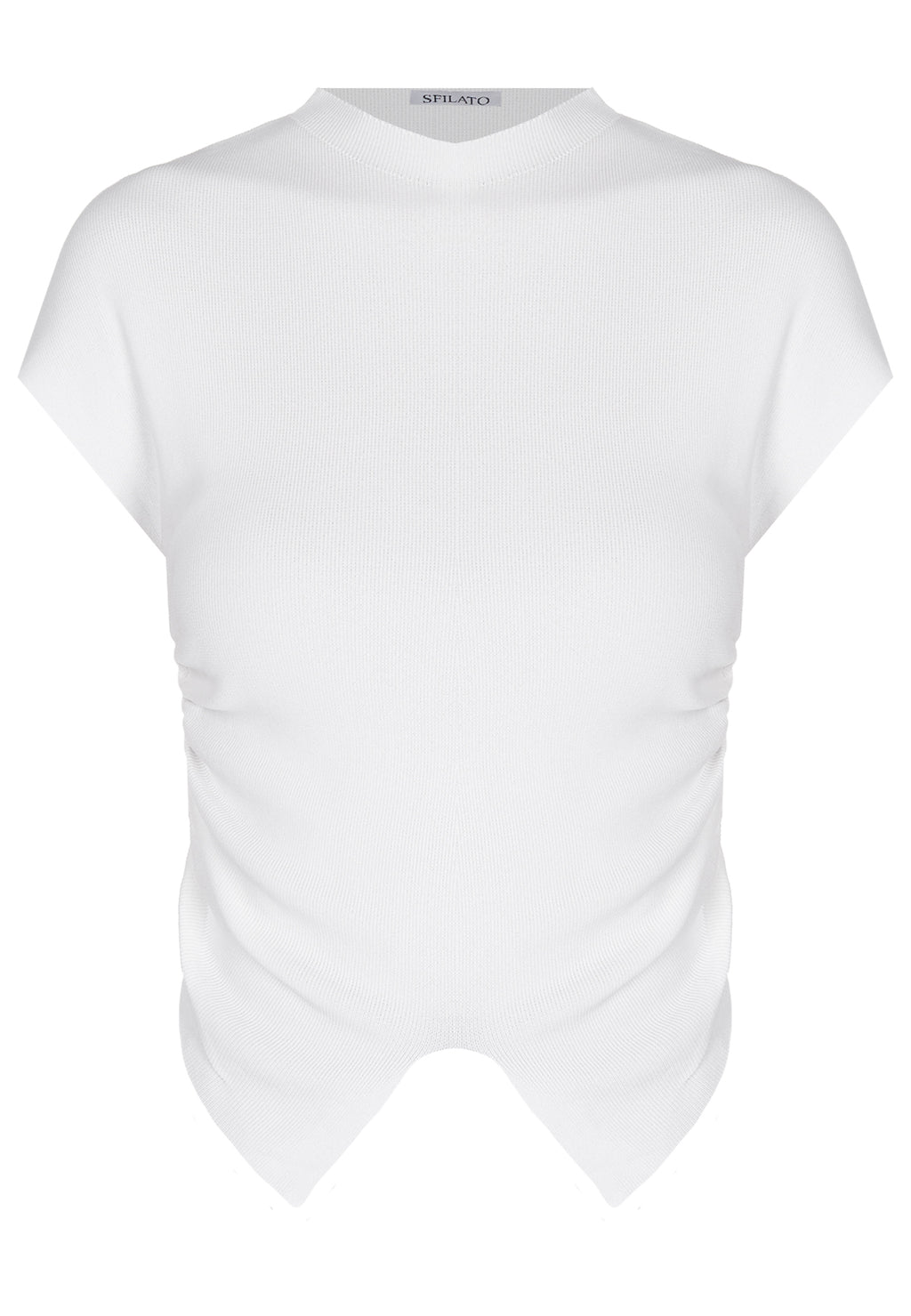 Black and White Sfilato short sleeve top - view 1