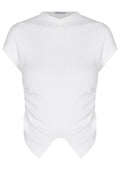 Black and White Sfilato short sleeve top - view 1