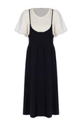 Black Layered T-Shirt Midi Dress - view 1