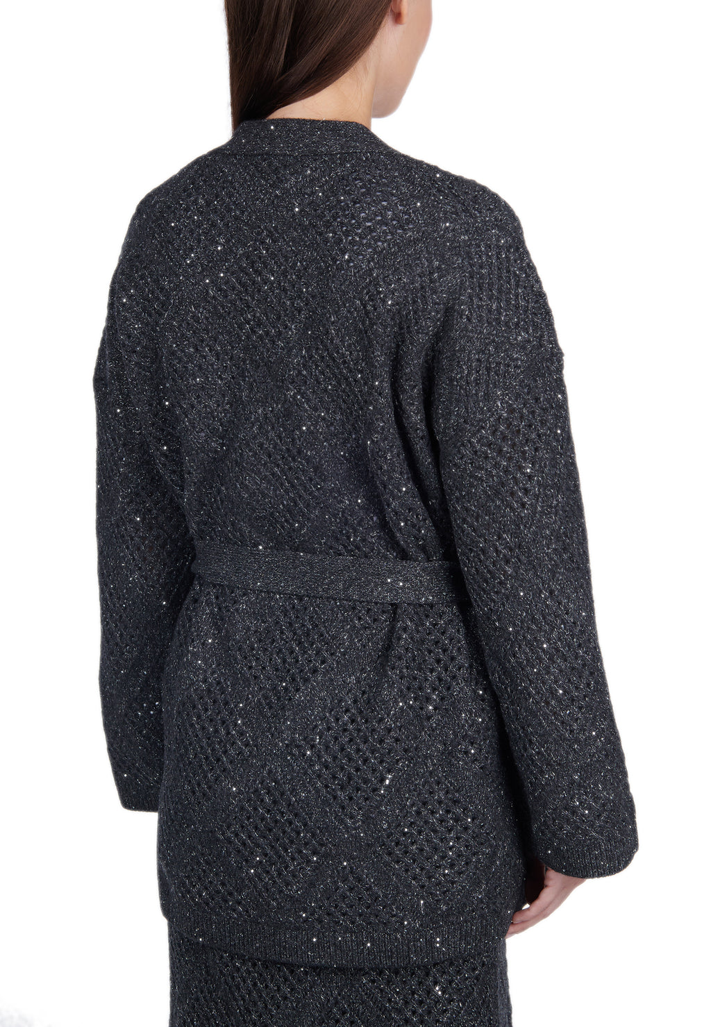 Navy Sfilato cardigan - view 2