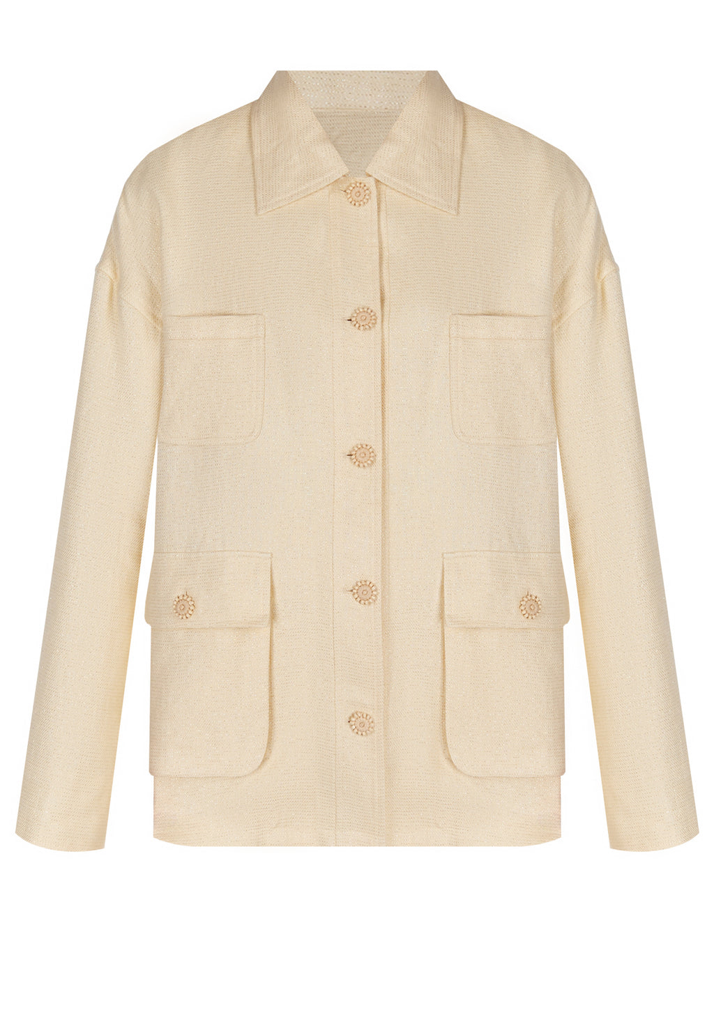 Cream Sfilato jacket - view 1