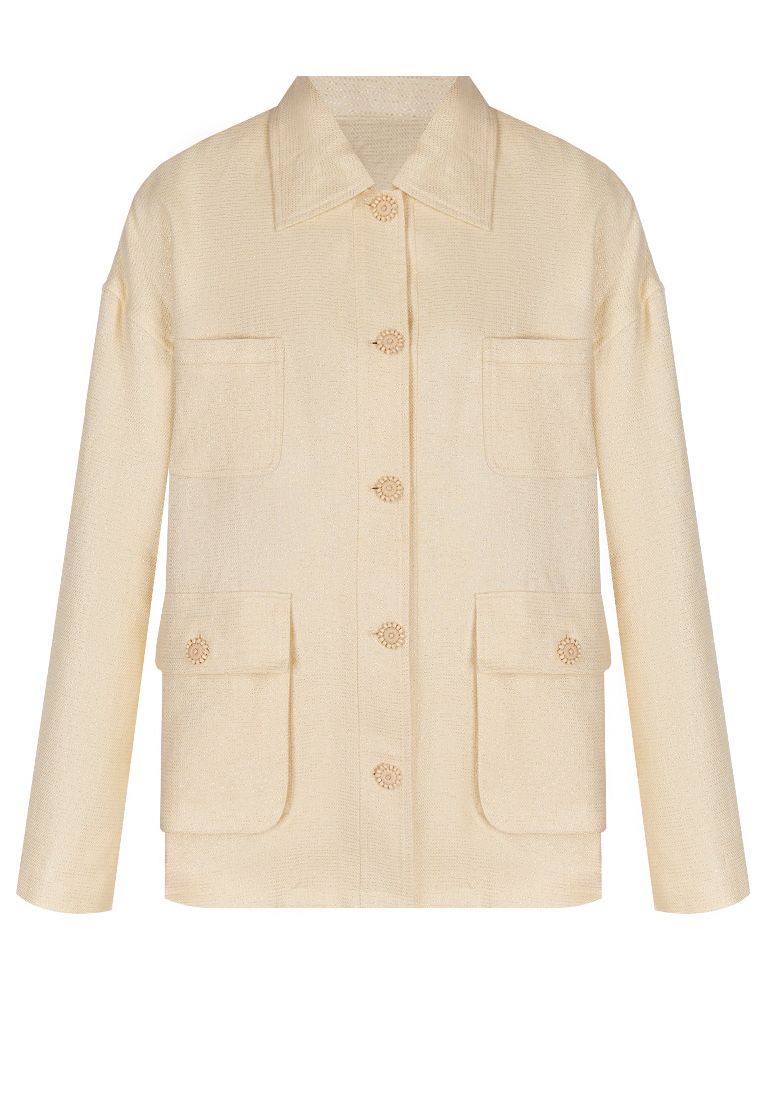 Cream Sfilato jacket - view 1
