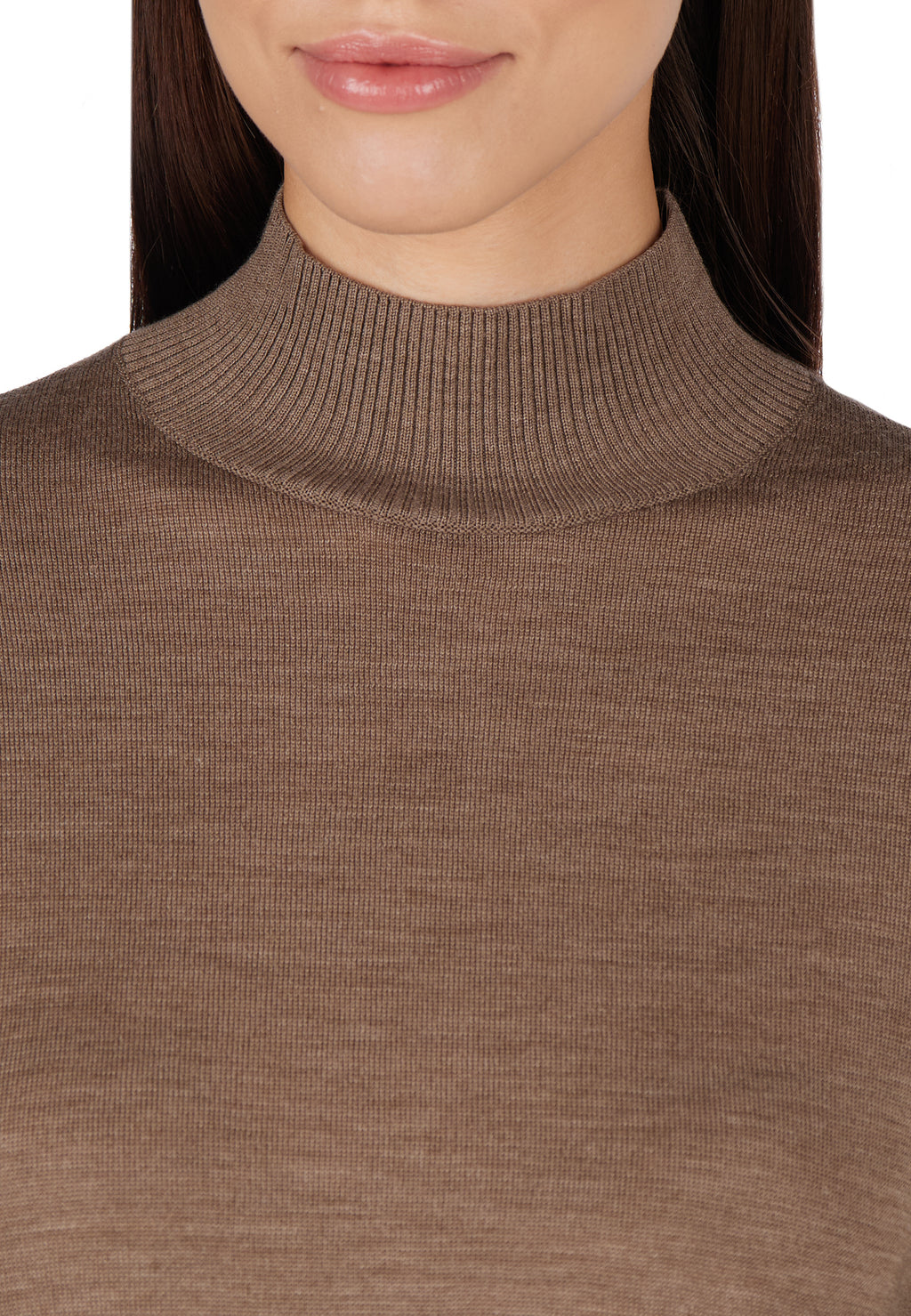 Brown Sfilato turtleneck - view 4