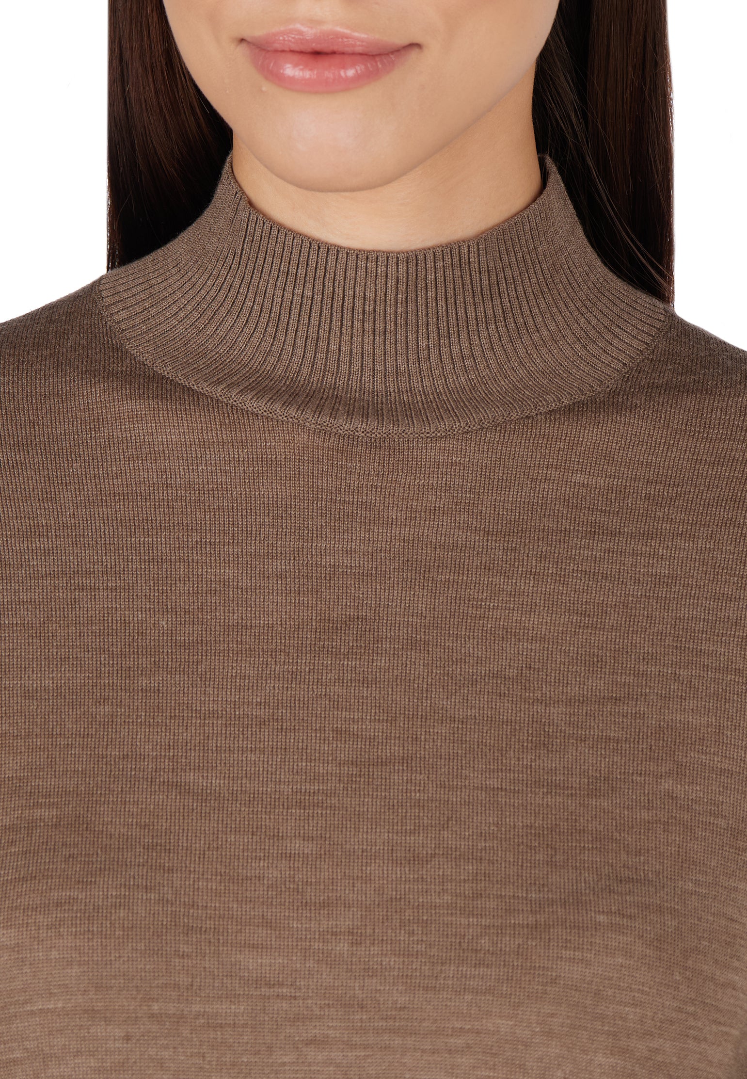 Brown Sfilato turtleneck - view 4