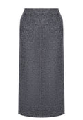Graphite Wool Pencil Midi Skirt - view 1