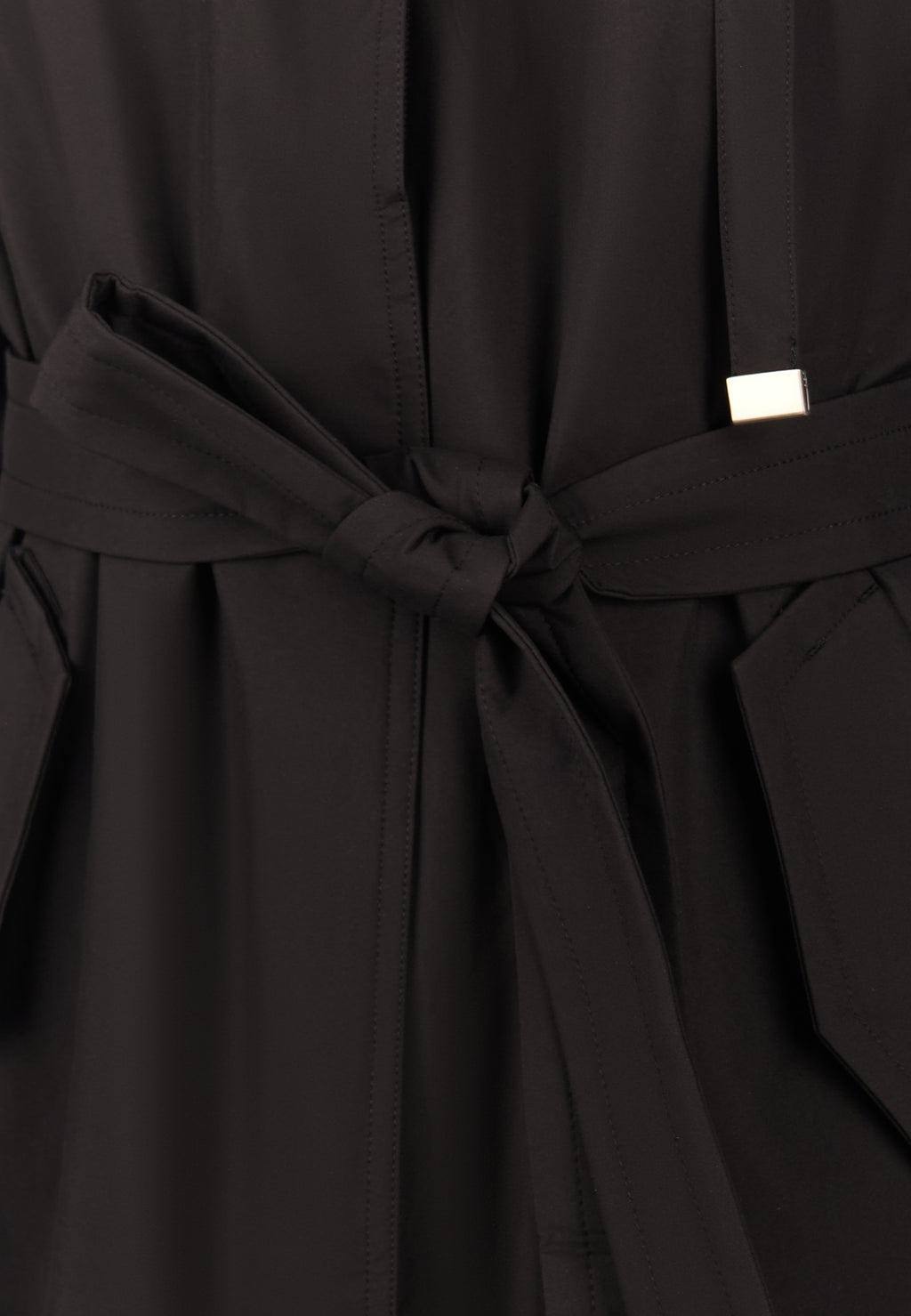 Black Sfilato trench coat - view 4