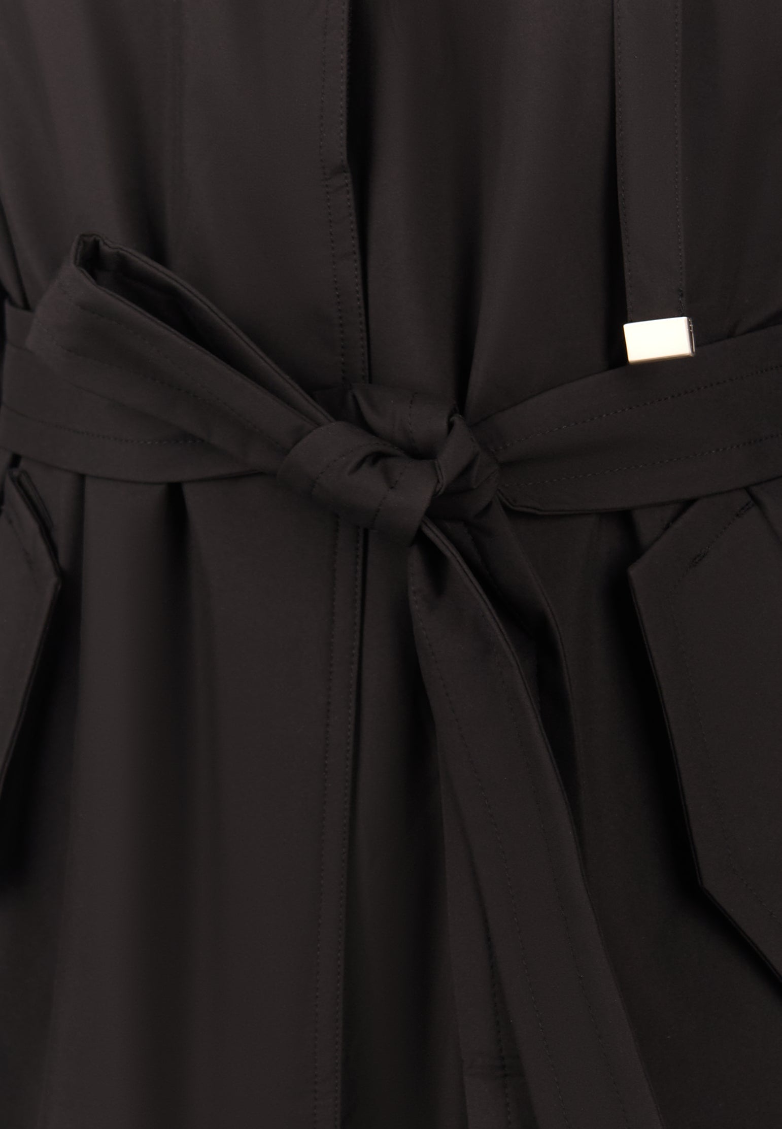 Black Sfilato trench coat - view 4