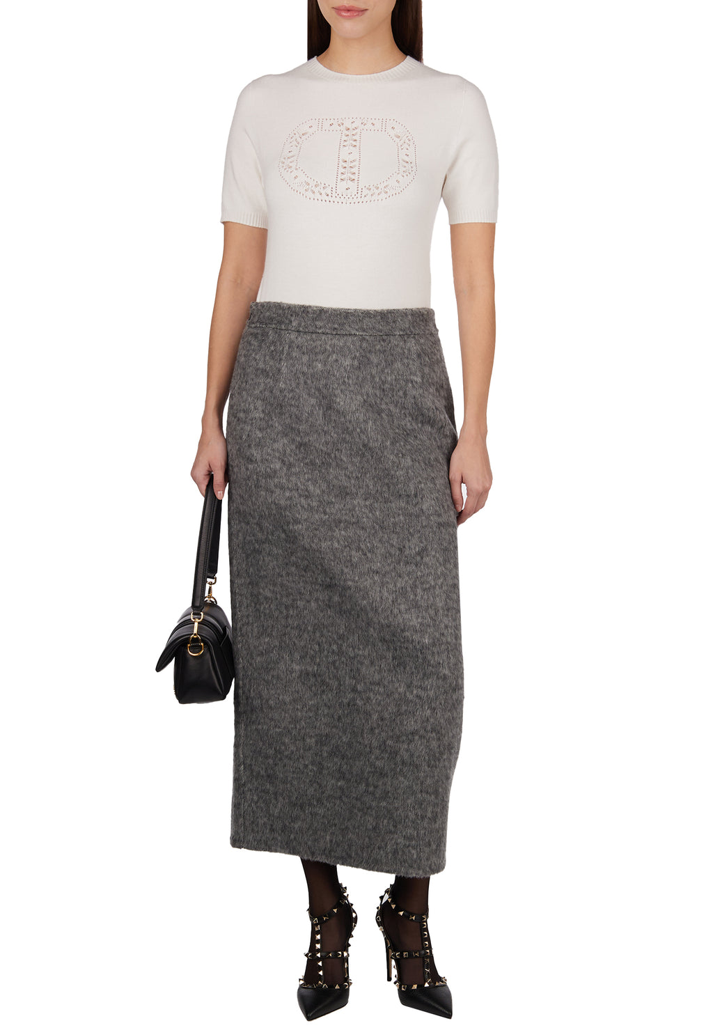 Gray Sfilato pullover - view 2