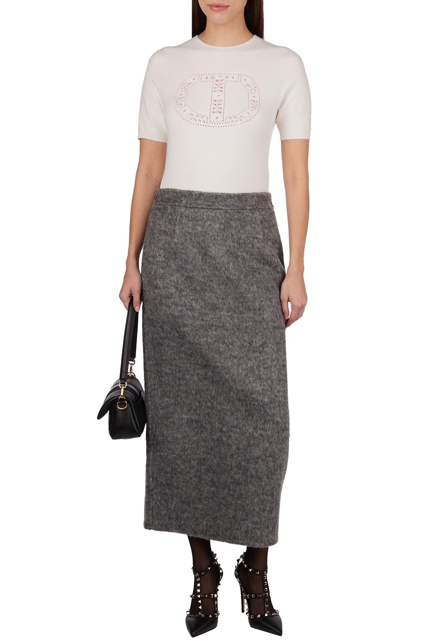 Gray Sfilato pullover - view 2