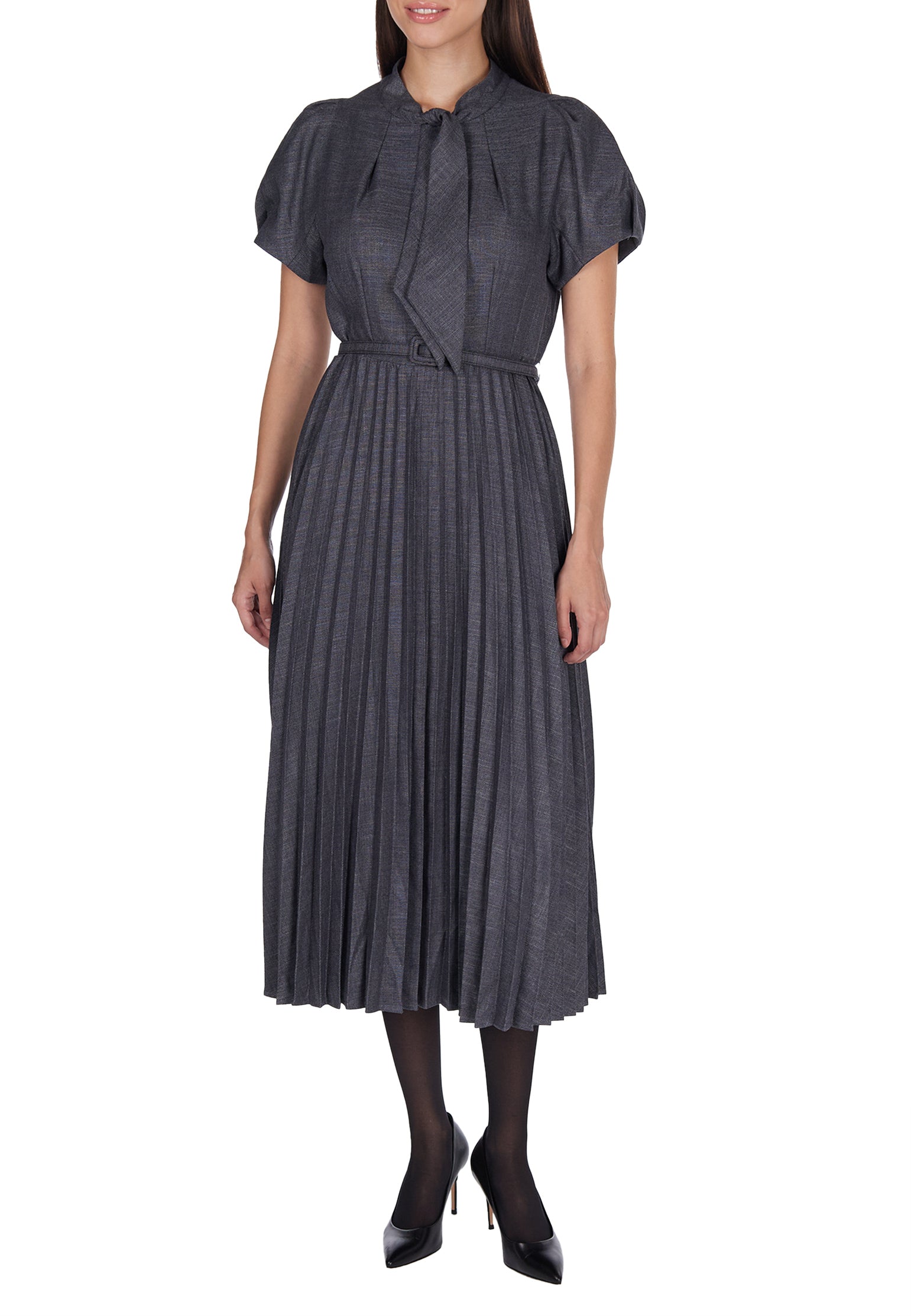 Purple Sfilato dress - view 2