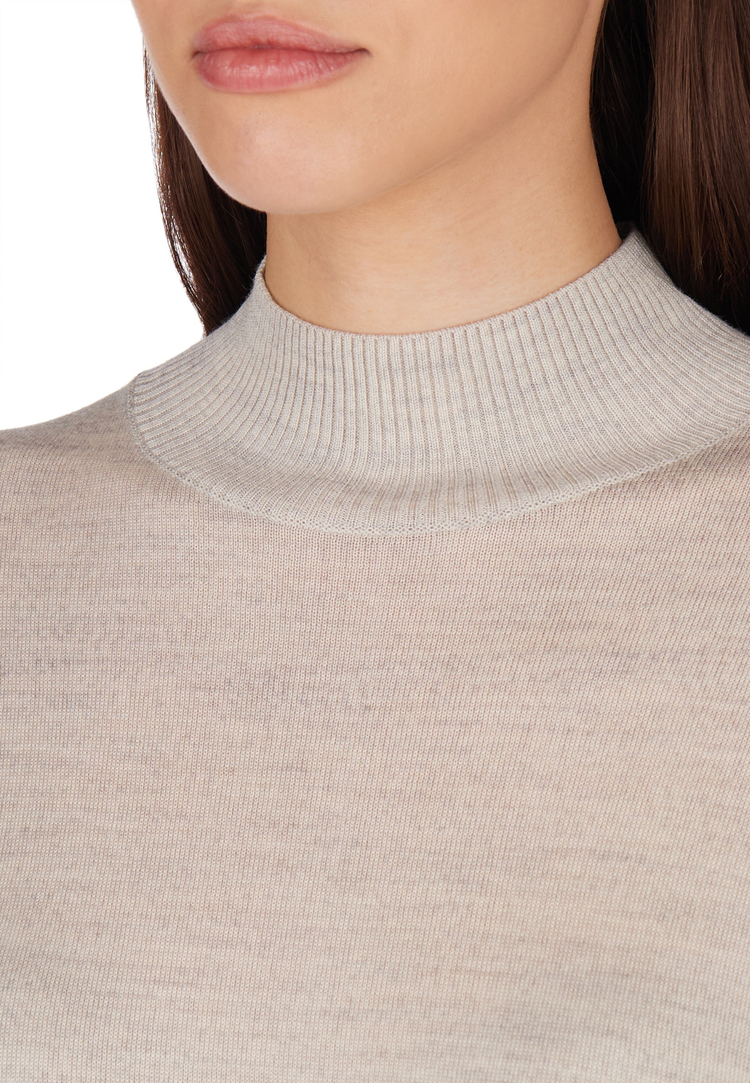 Gray Sfilato turtleneck - view 3