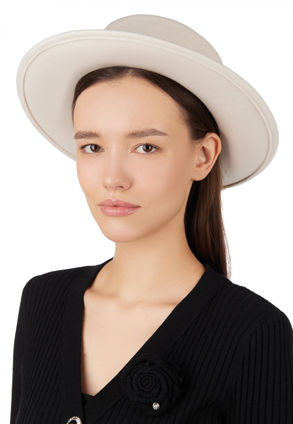 Gray Sfilato hat - view 2