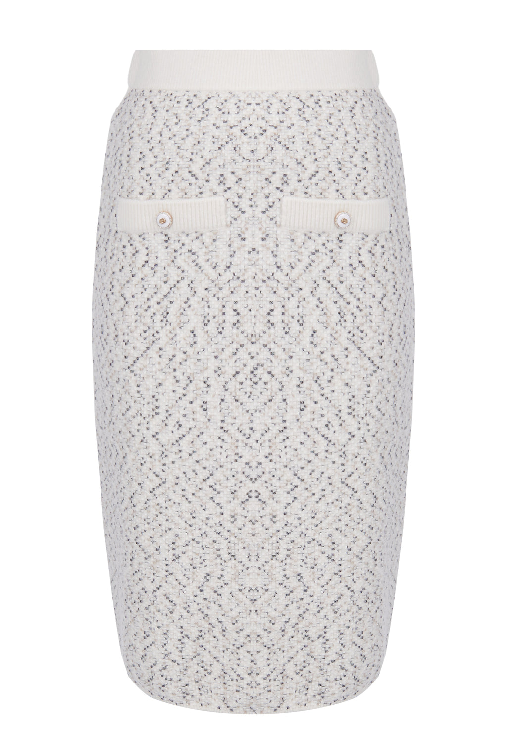 Gray Sfilato skirt - view 1