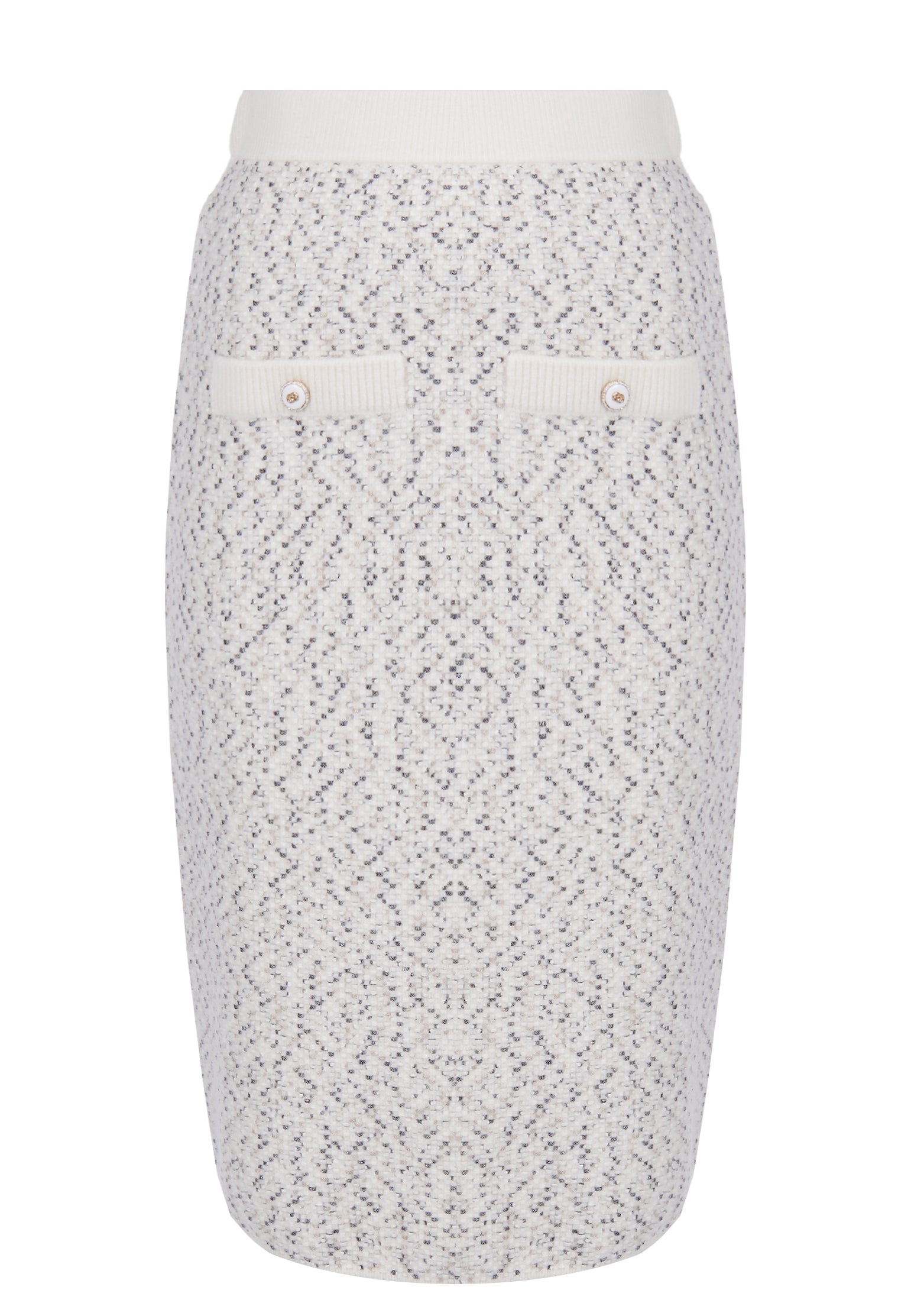 Gray Sfilato skirt - view 1