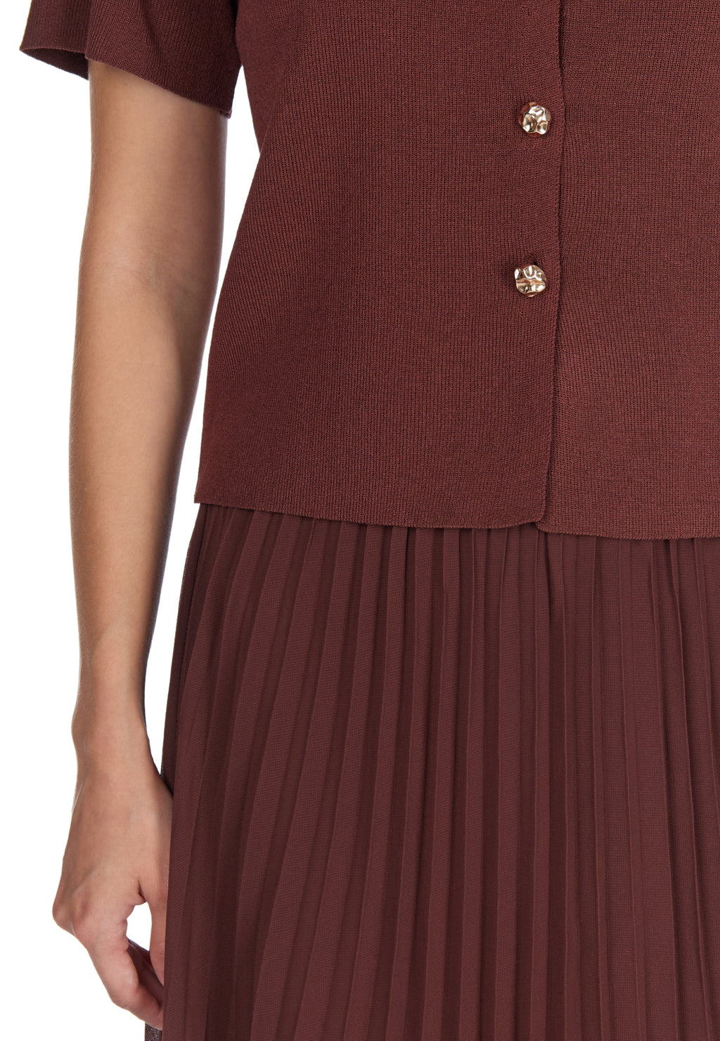 Burgundy Sfilato suit - view 8