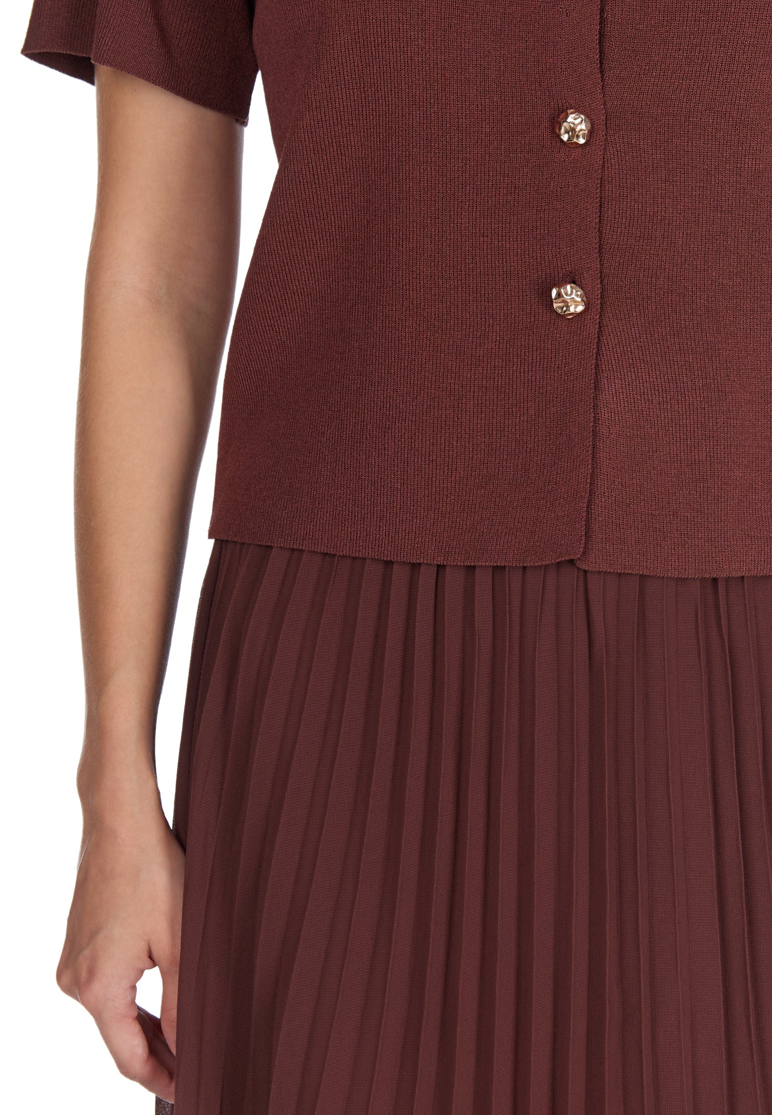 Burgundy Sfilato suit - view 8