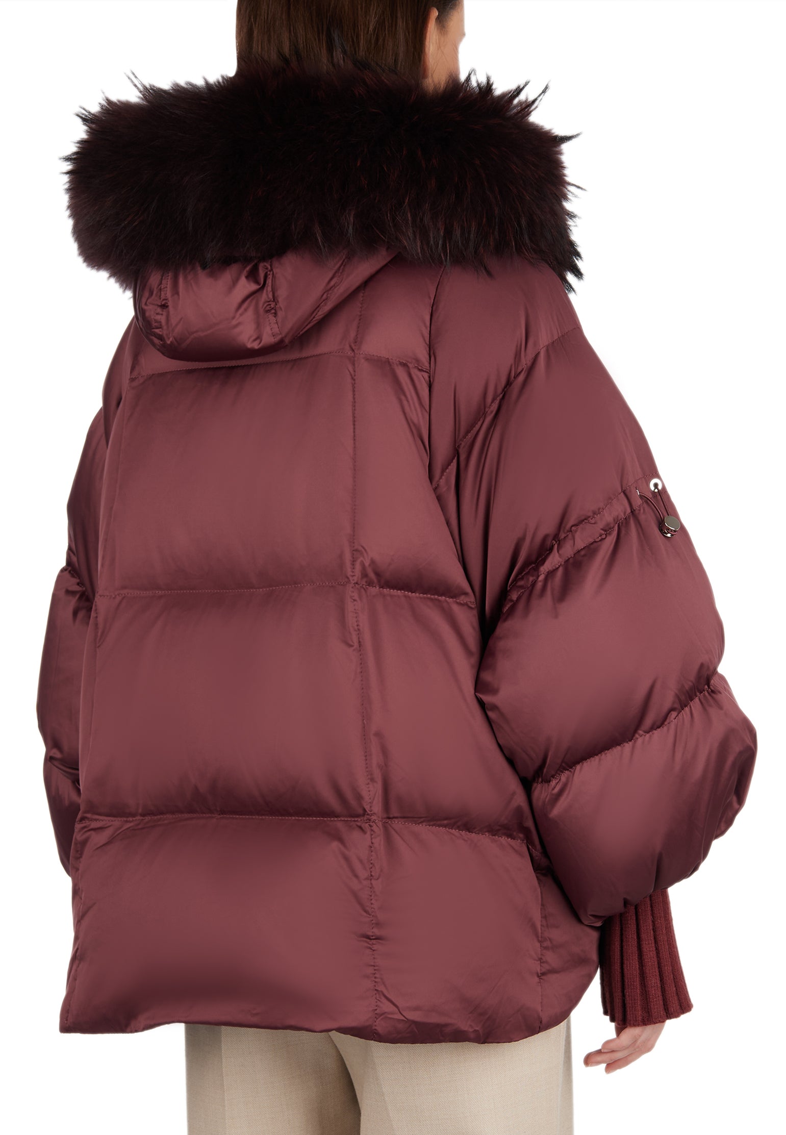 Sfilato Down Jacket TR25-59 — Burgundy