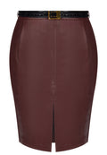 Udine Skirt — Burgundy