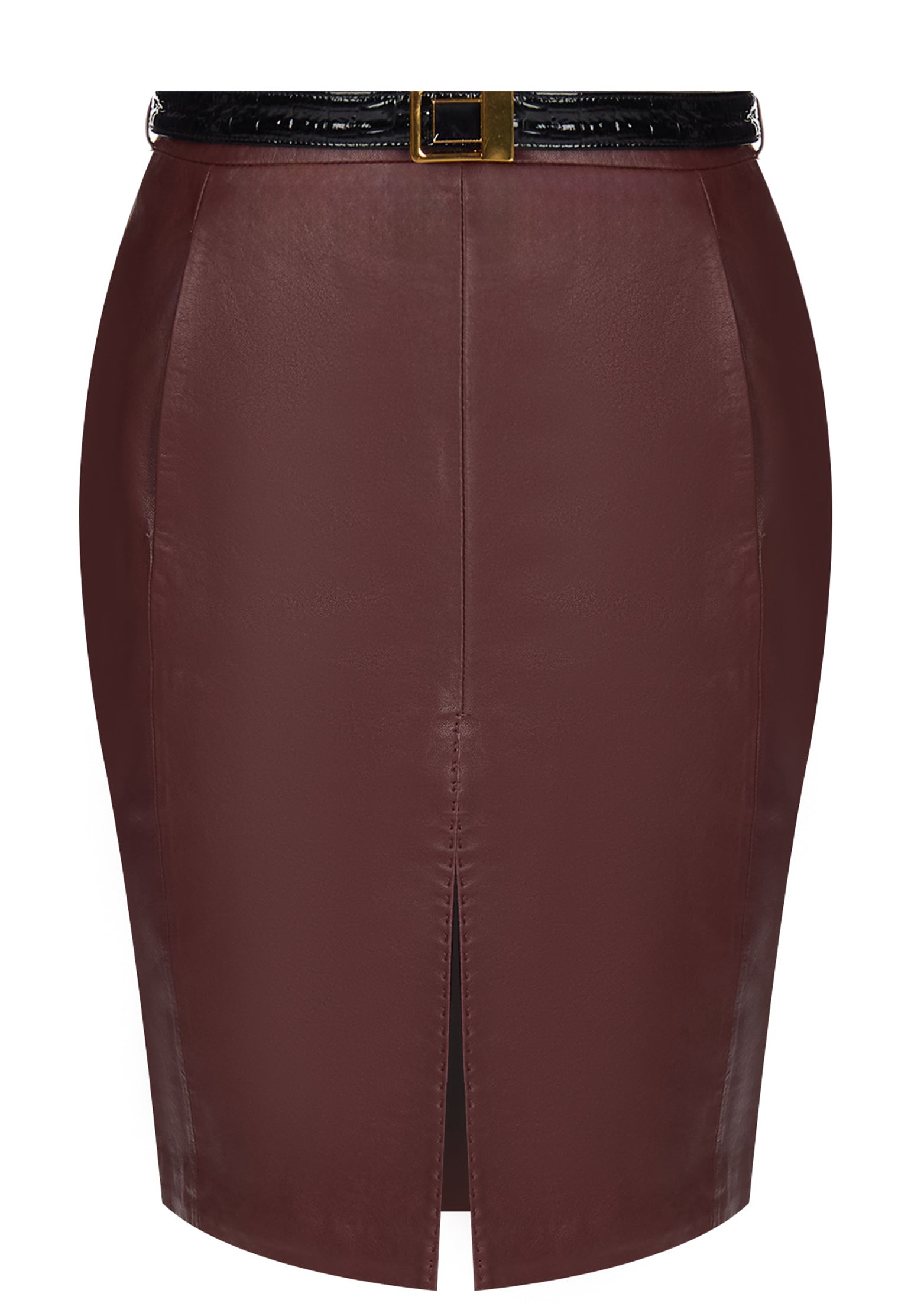 Udine Skirt — Burgundy