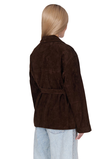 Biella Blazer — Brown
