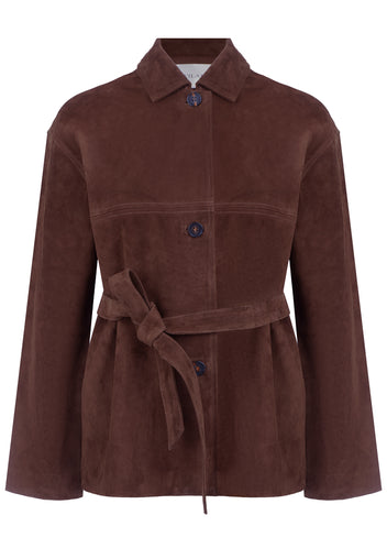 Biella Blazer — Brown