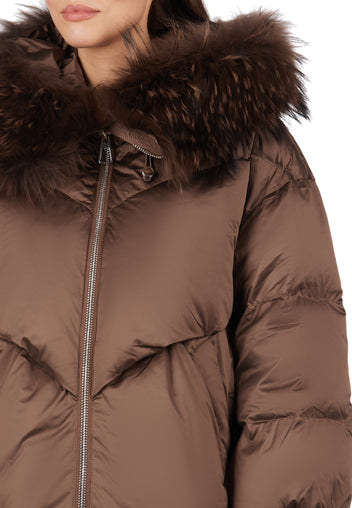 Occimiano Down Jacket — Brown