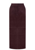 Uta Skirt — Burgundy