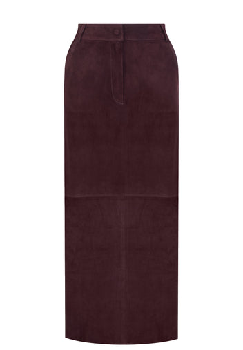 Uta Skirt — Burgundy