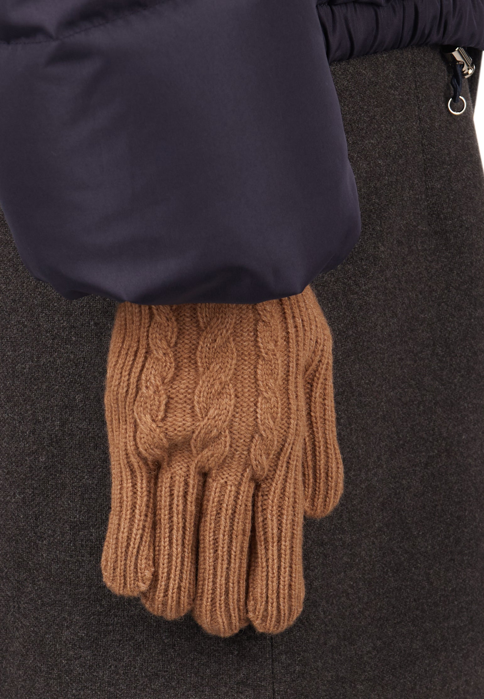 Brown Sfilato gloves - view 2