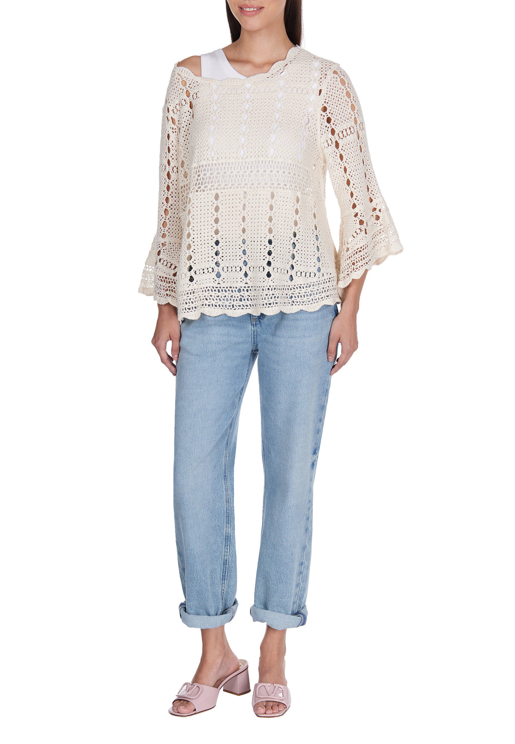 Gray Sfilato sweater - view 3