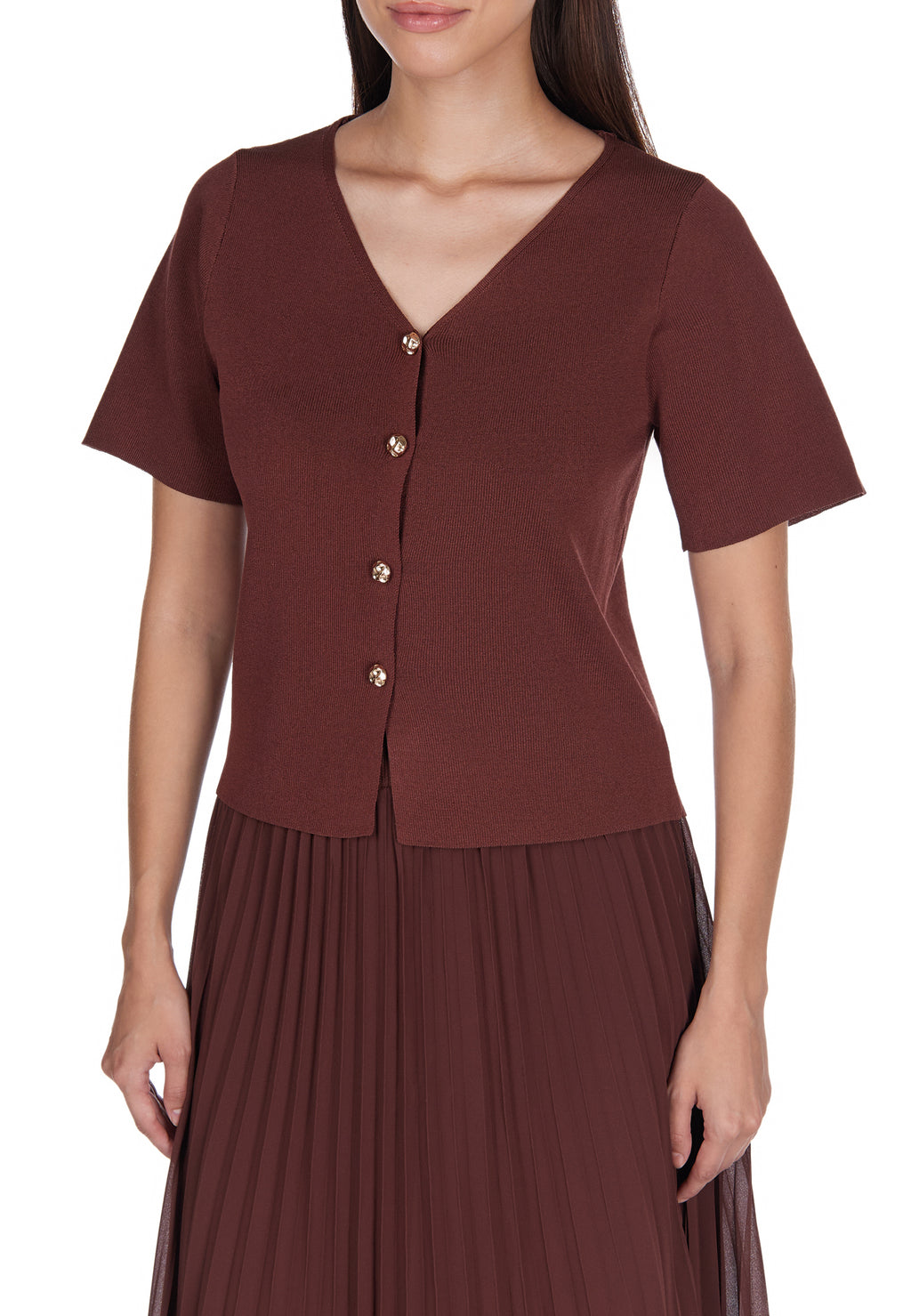 Burgundy Sfilato suit - view 6