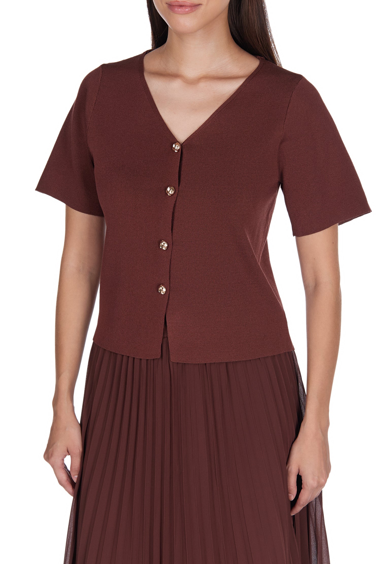 Burgundy Sfilato suit - view 6