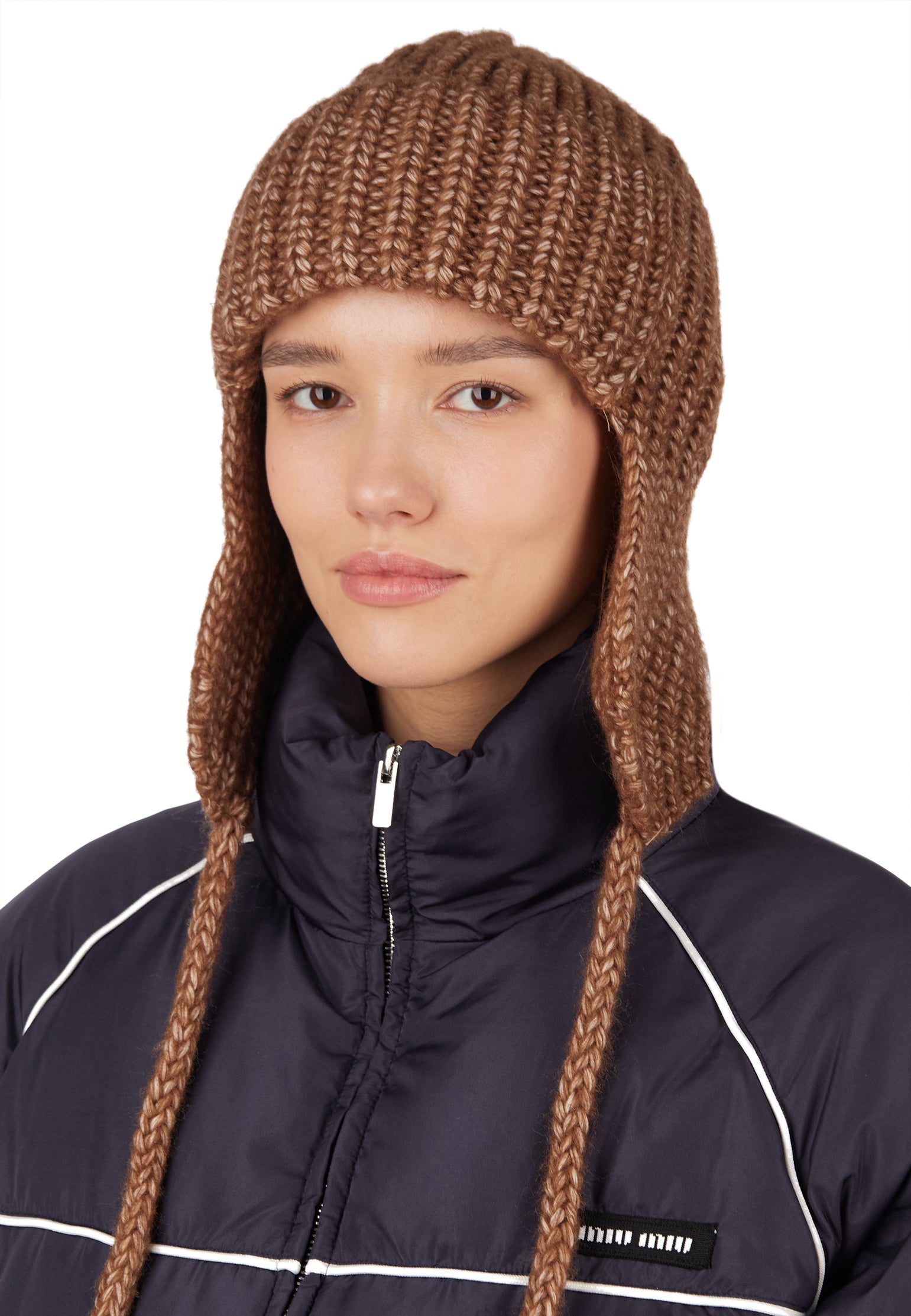 Brown Sfilato hat - view 5