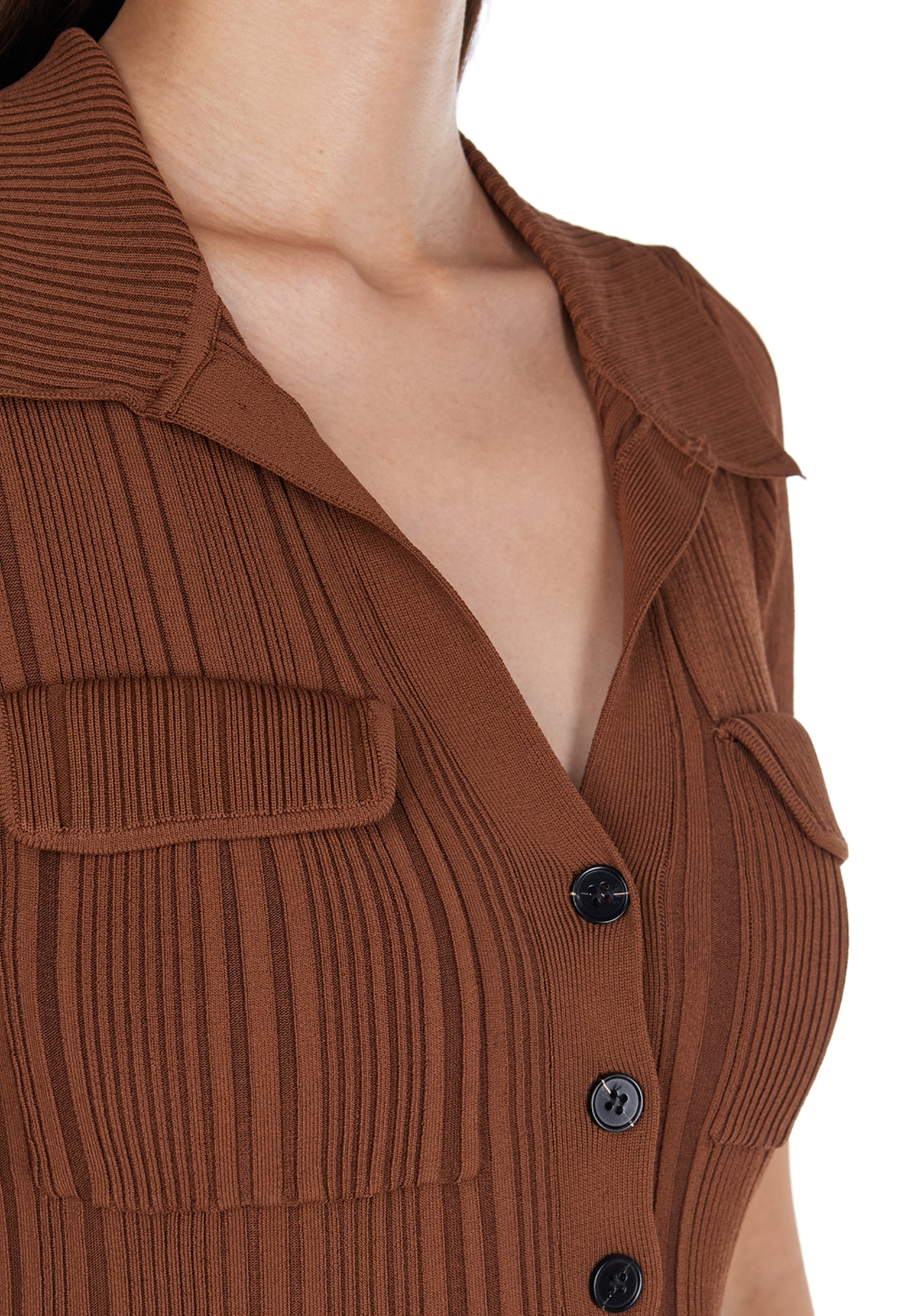 Brown Sfilato dress - view 5