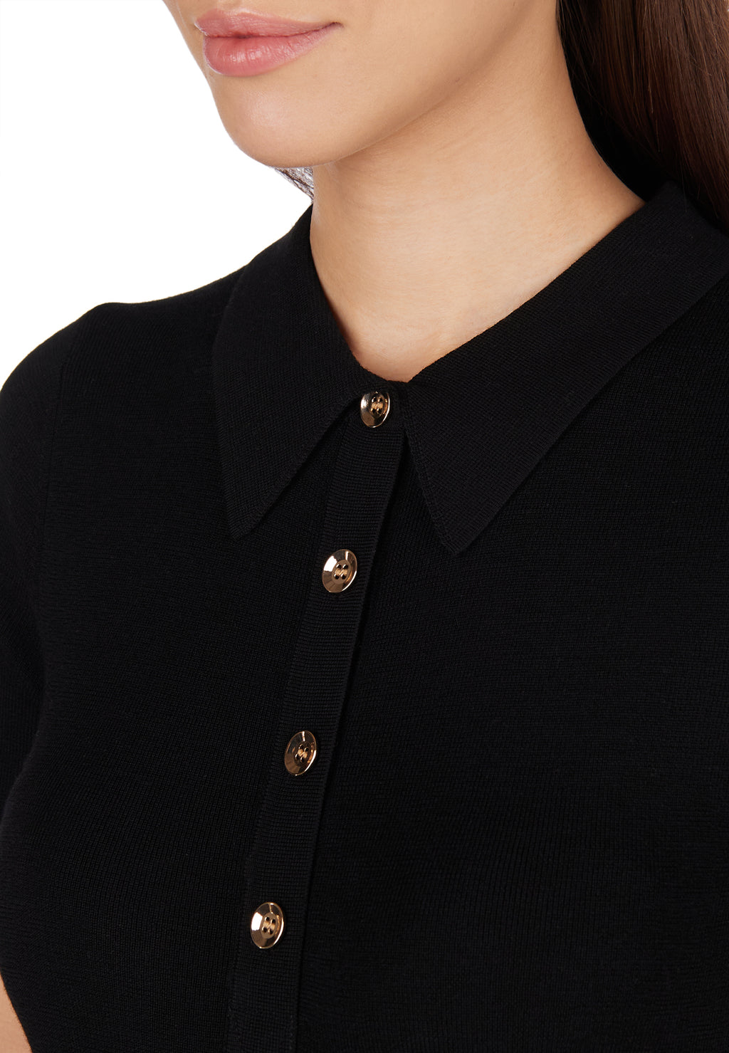 Black Sfilato polo - view 5